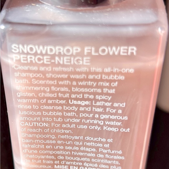 Mark 3 in 1 Bubble Bath Body Wash Shampoo Snow Drop Flower Fruit Amber & Spice - Picture 2 of 2